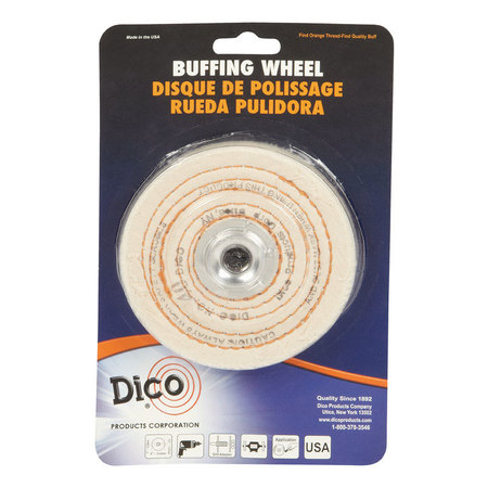 DICO WHEEL BUFF 4"" SPIRAL SEW 527-40-4